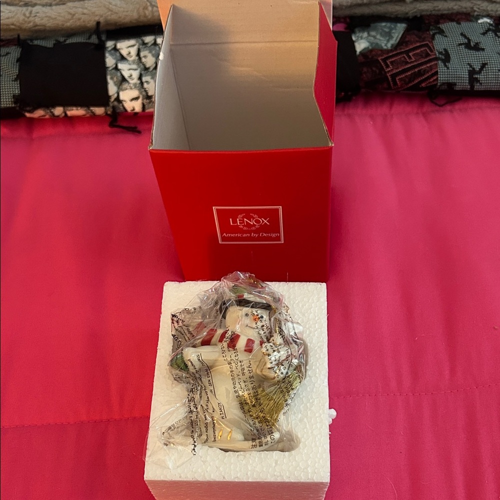 Lenox Holiday Figurine - Red, White, and Green